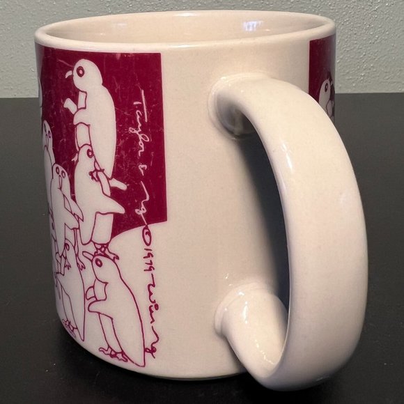 1984 TAYLOR & NG Frolicking Naughty Penguins Mug Nitetime Animates Collection - Picture 5 of 13